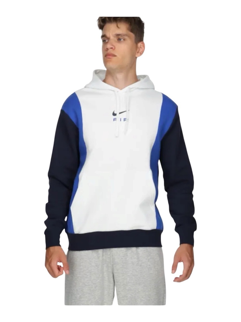 Nike Air blue and white hoodie